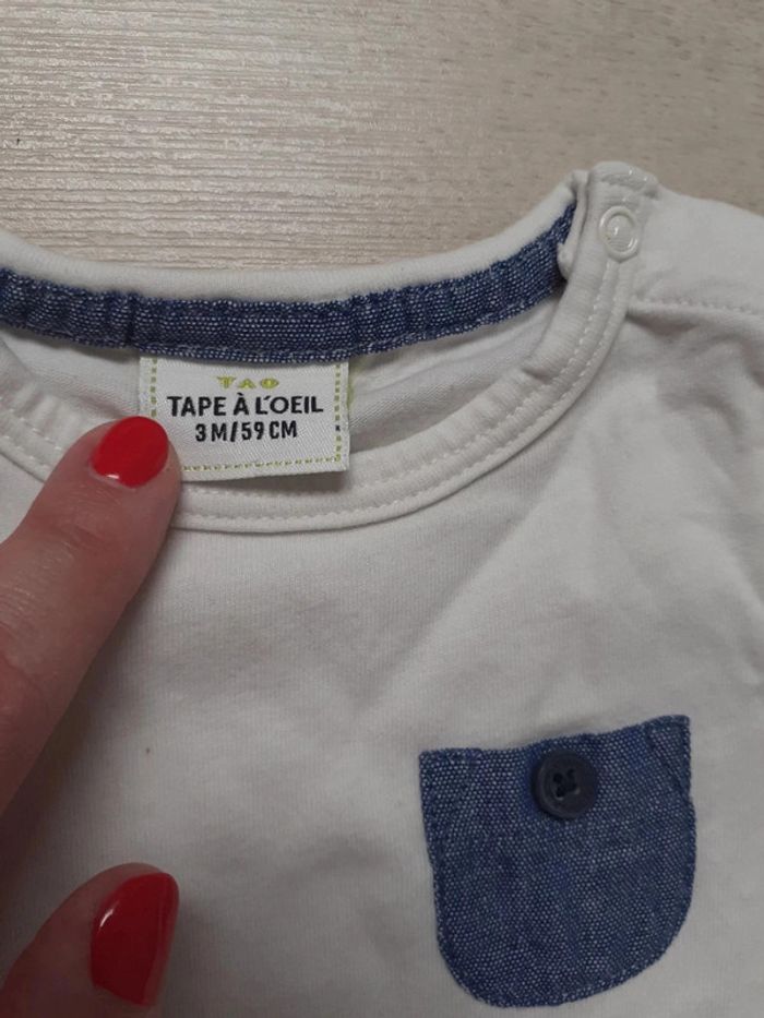 Maillot 3 mois tape à l'œil - photo numéro 3