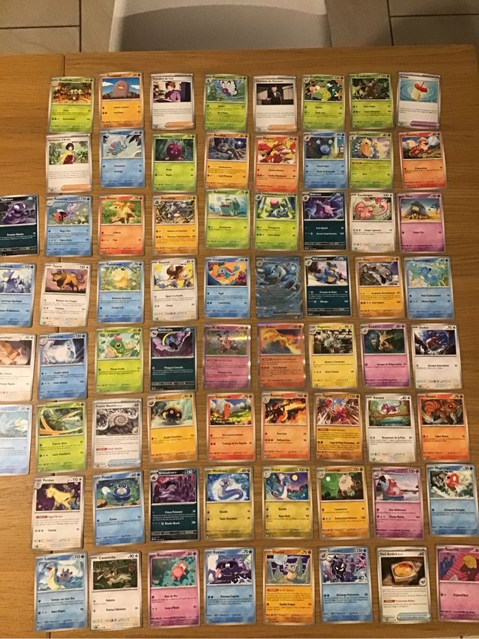 Lot 68 cartes Pokémon 151 neuves bundle tortank ex EV3.5 holo - photo numéro 3