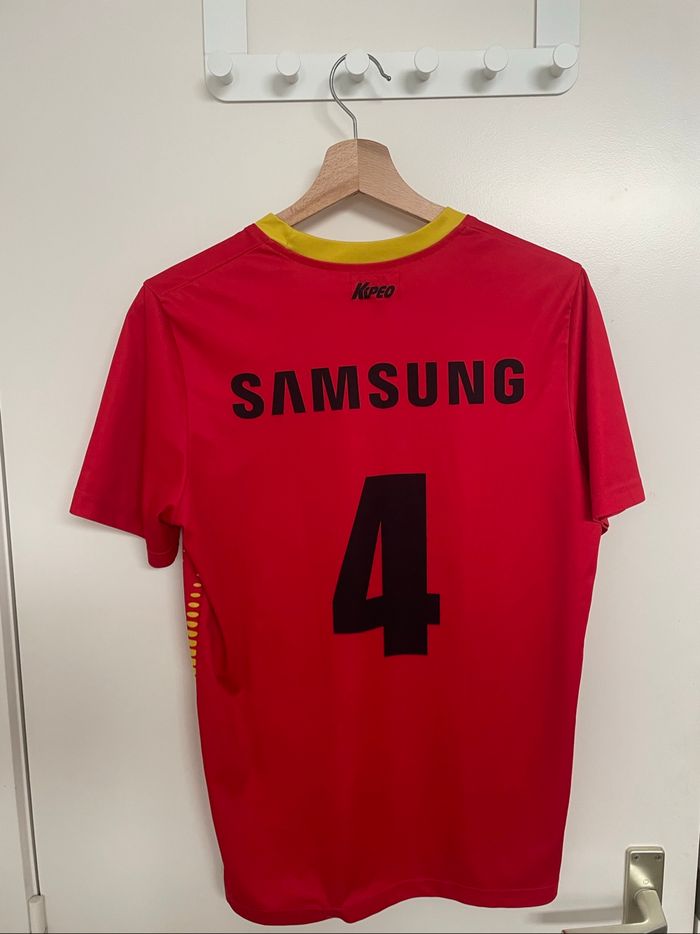 Maillot Samsung Cup 2018 – rouge et jaune – maillot d’entraînement sportif - photo numéro 2