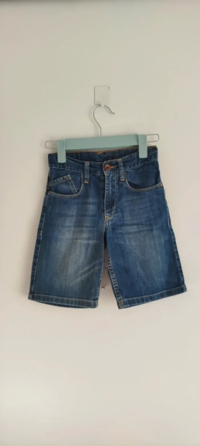 🍄 short en jean levis 6 ans - photo numéro 2