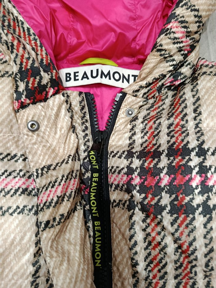 Doudoune Beaumont Amsterdam Femme T.36 Motif Carreaux – Très Bon État - photo numéro 2