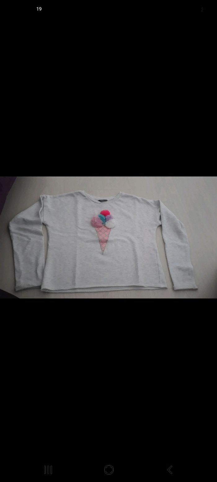 Pull glace fille 12/13 ans