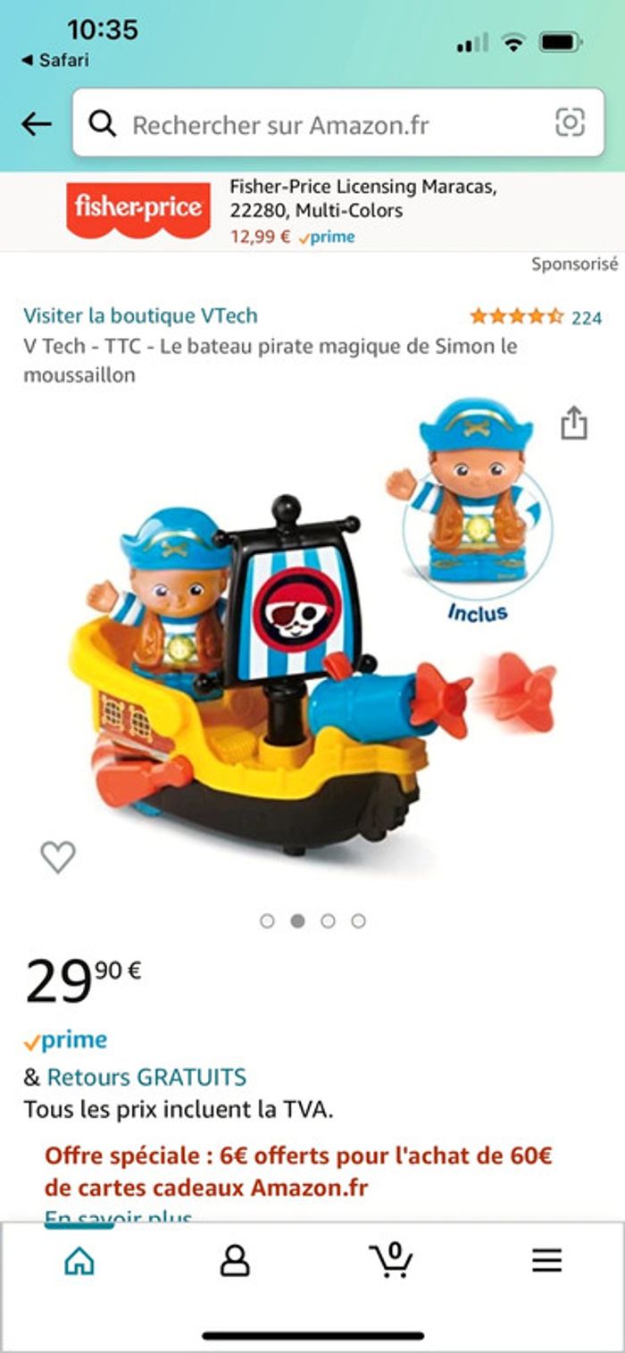 Simon le moussaillon Vtech - photo numéro 6
