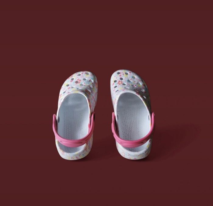 Sabots sandales blanches fleuries gémo pointure 31 - photo numéro 4