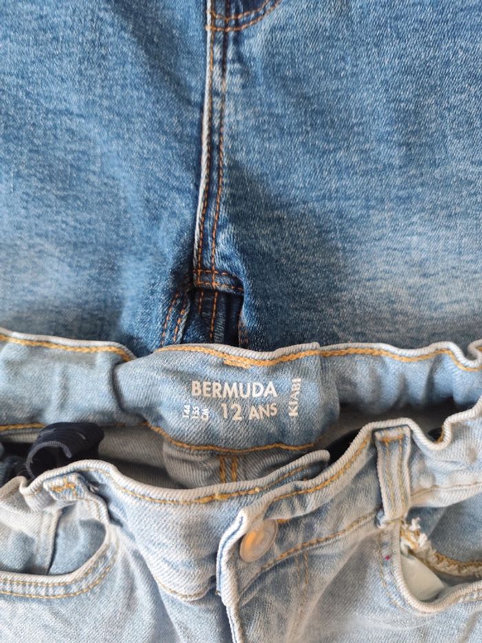 Lot de 2 bermudas en jean - photo numéro 2