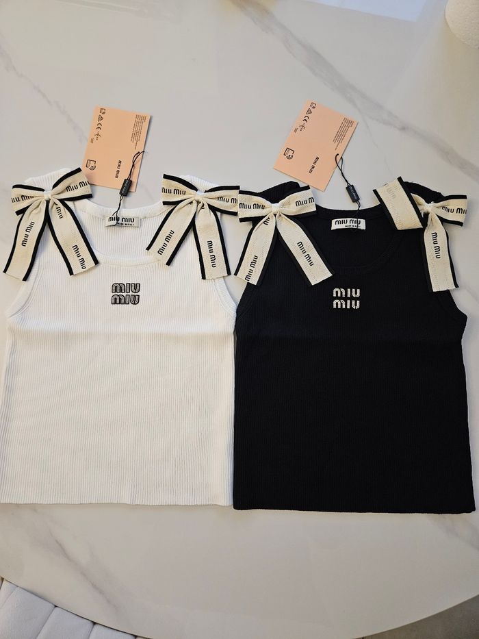 Débardeur Miu Miu noir - photo numéro 2