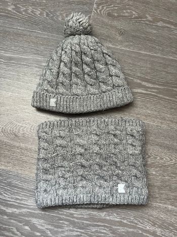 Ensemble bonnet écharpe 