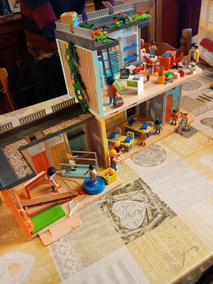 École et gymnase playmobil