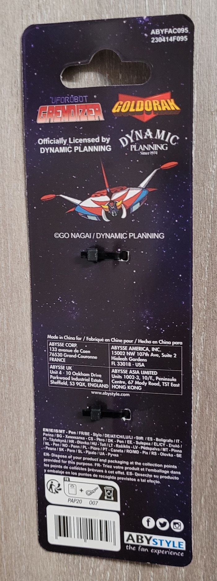 Grendizer / Goldorak / Actarus – Portefeuille, Stylo et Collier pendentif Goldorak - photo numéro 8