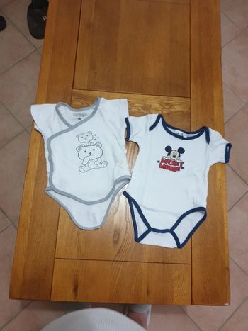 Joli bodies manche courte 6 mois