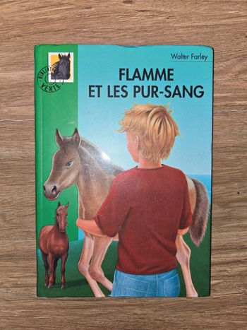 Livre " Flamme et les pur-sang"