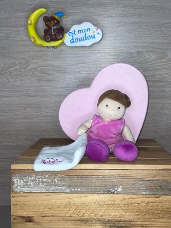 NAT518 doudou poupée 👧🏻 babynat 