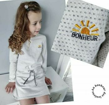 12 ans robe tape a l oeil ( vendue sans barette)