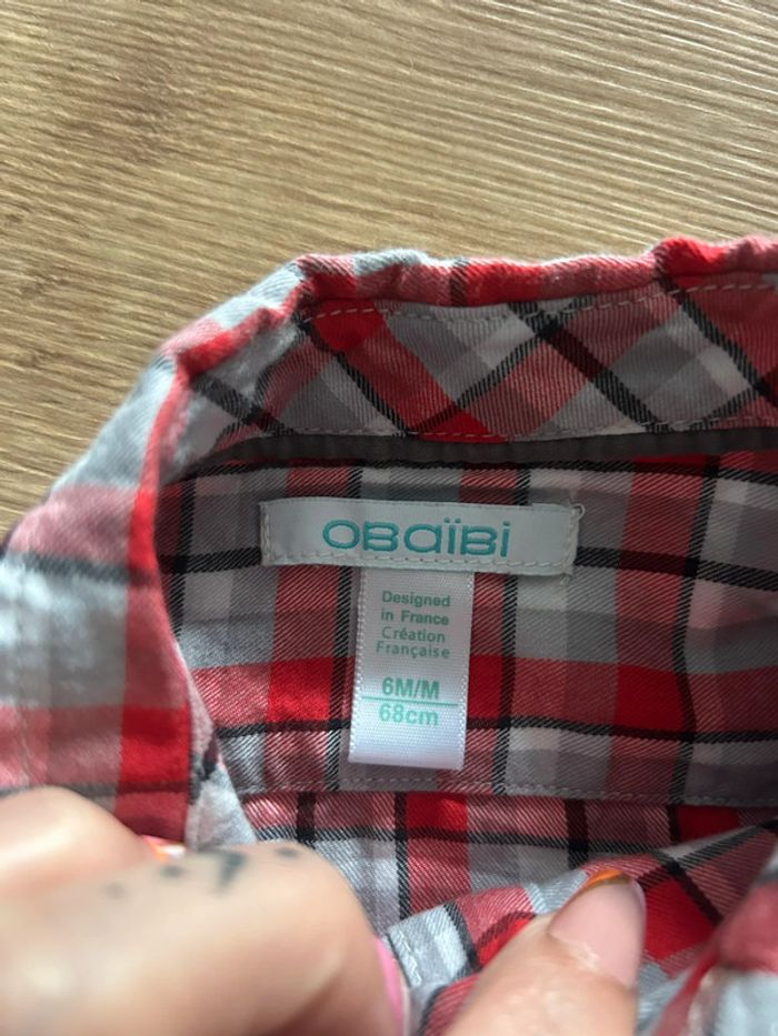 Chemise à carreaux Obaïbi - photo numéro 4