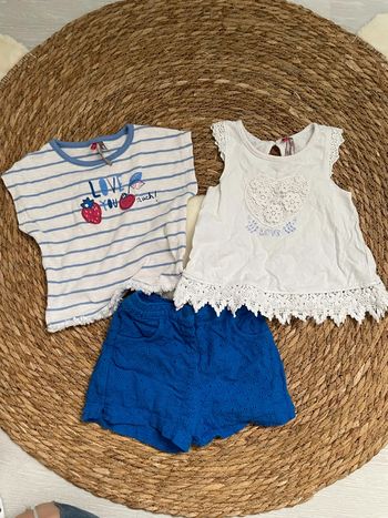 Ensemble fille 12mois