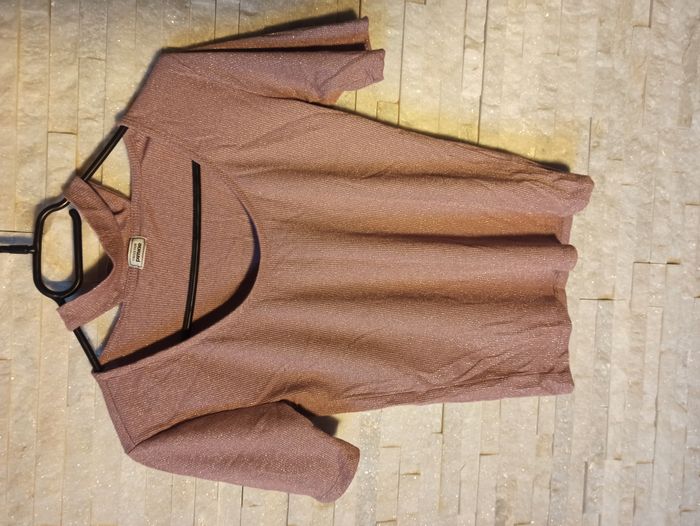 Haut Femme Rose PAilleté Pimkie Taille S - photo numéro 2