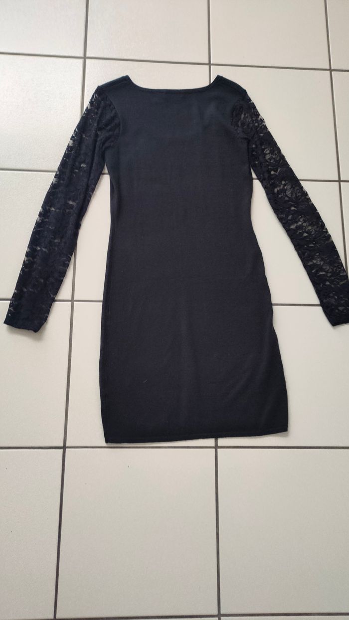 robe pull noire manche dentelle taille 36 La Redoute - photo numéro 7
