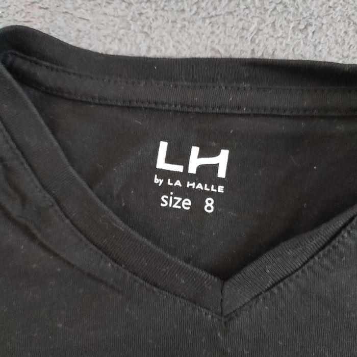 Lot Tee-shirt 8 ans col V La Halle - photo numéro 2