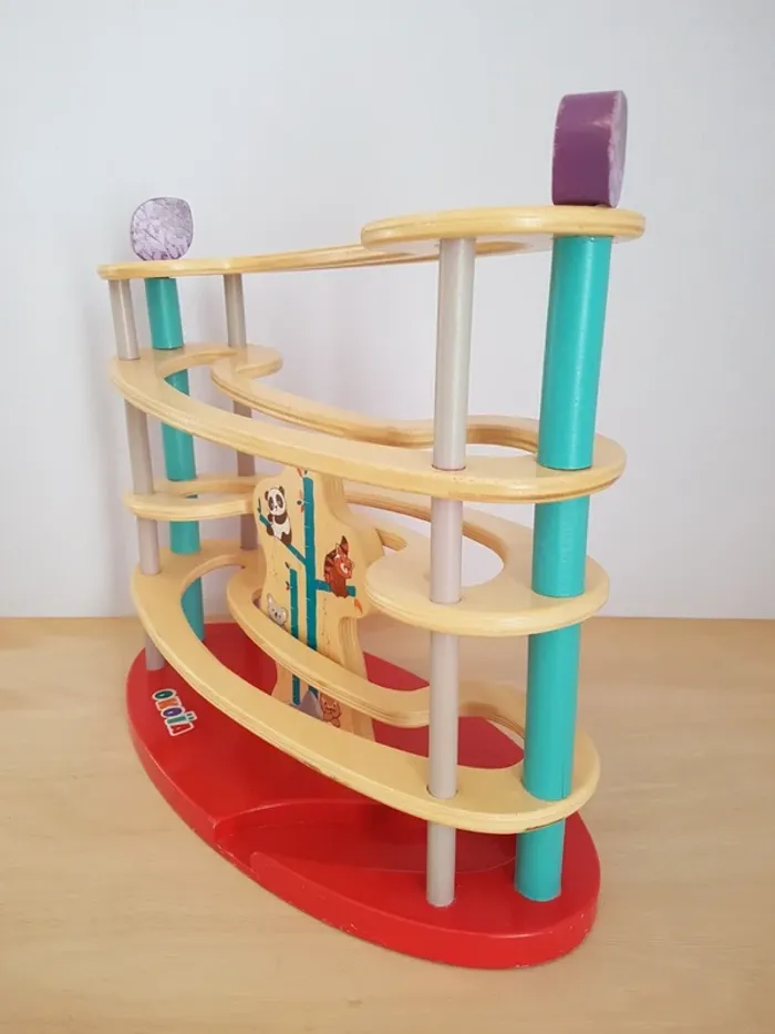 Okoïa, toboggan à balle panda en bois - photo numéro 16