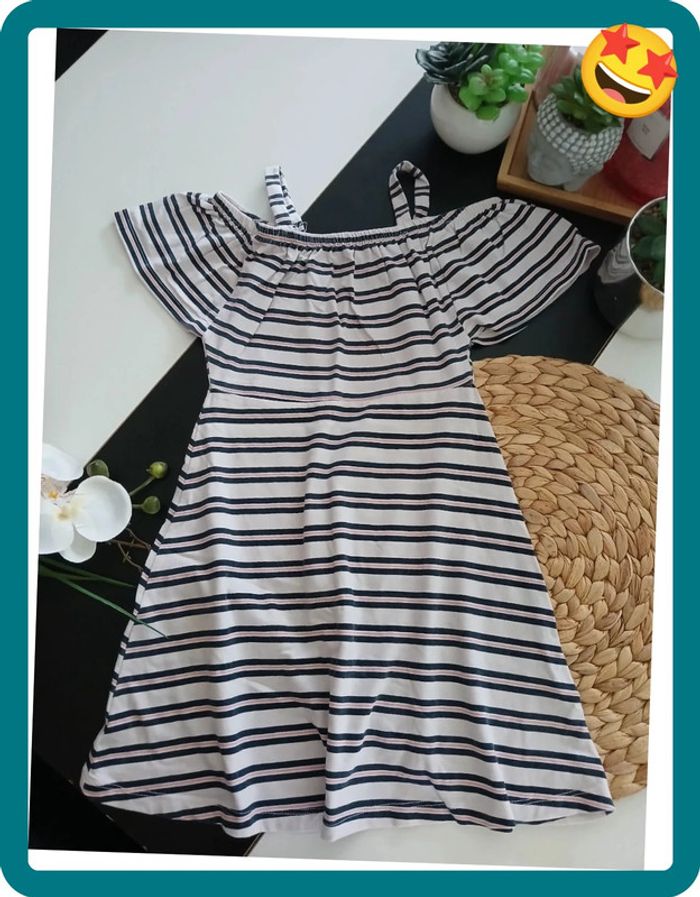 Robe d'été à rayures Taille 6 ans🌿💝 - photo numéro 5