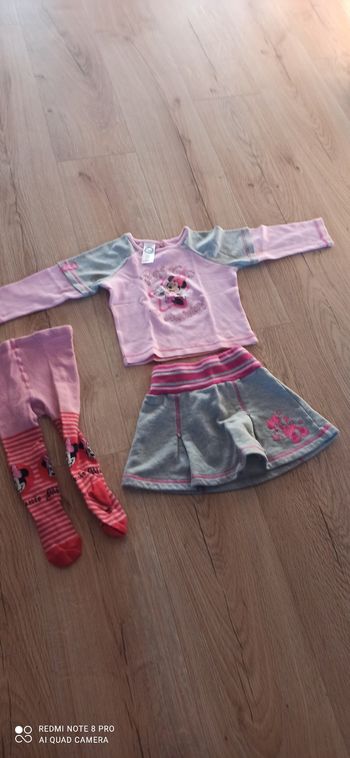 Ensemble Minnie 18 mois
