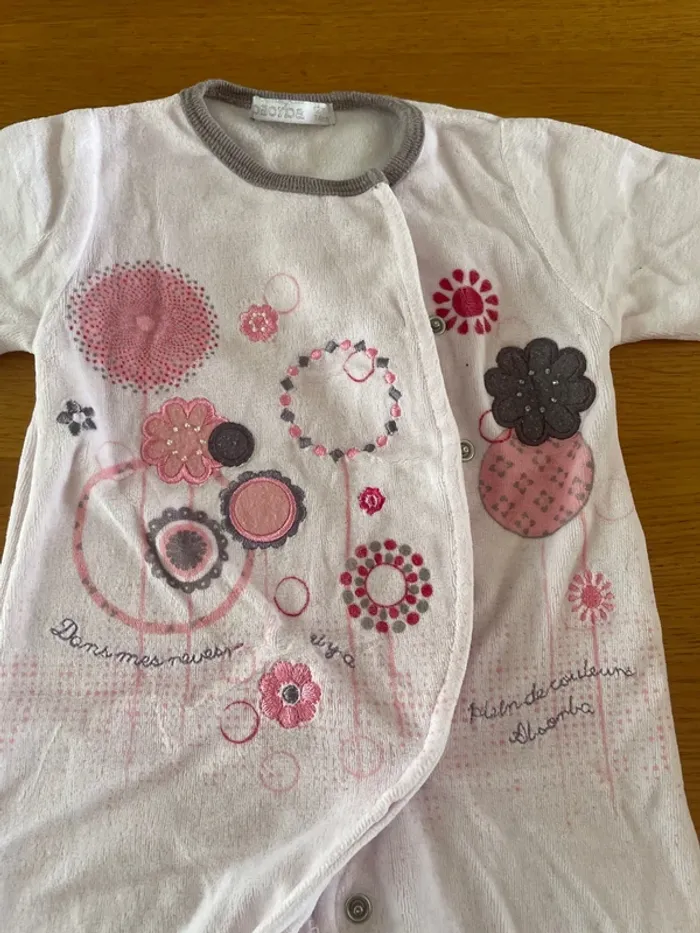 Pyjama absorba 12 mois fille - photo numéro 3