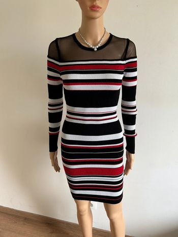 Robe rayée à manches longues Morgan taille XS comme neuve