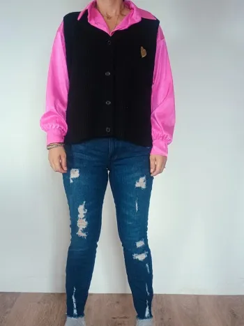 jeans skinny troué T40