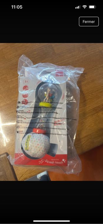 Hochet Sophie, la girafe neuf