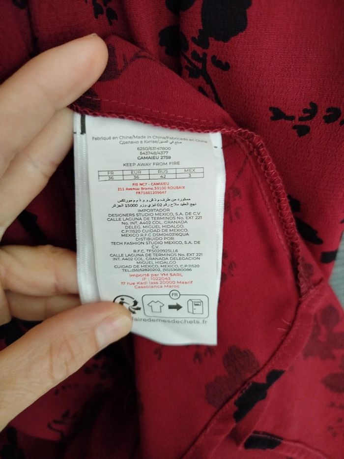 Jolie robe Longue maxi dress Camaïeu neuve T 36 - photo numéro 6