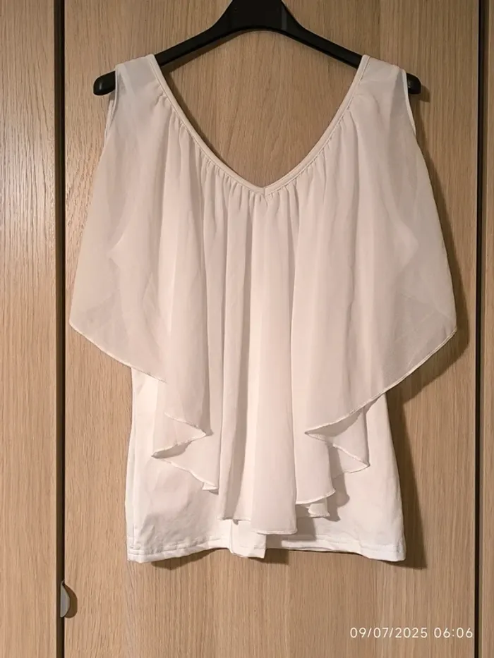 Haut blanc (M)