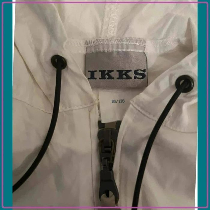 Veste chemise fine ikks taille 8 ans à capuche - photo numéro 4