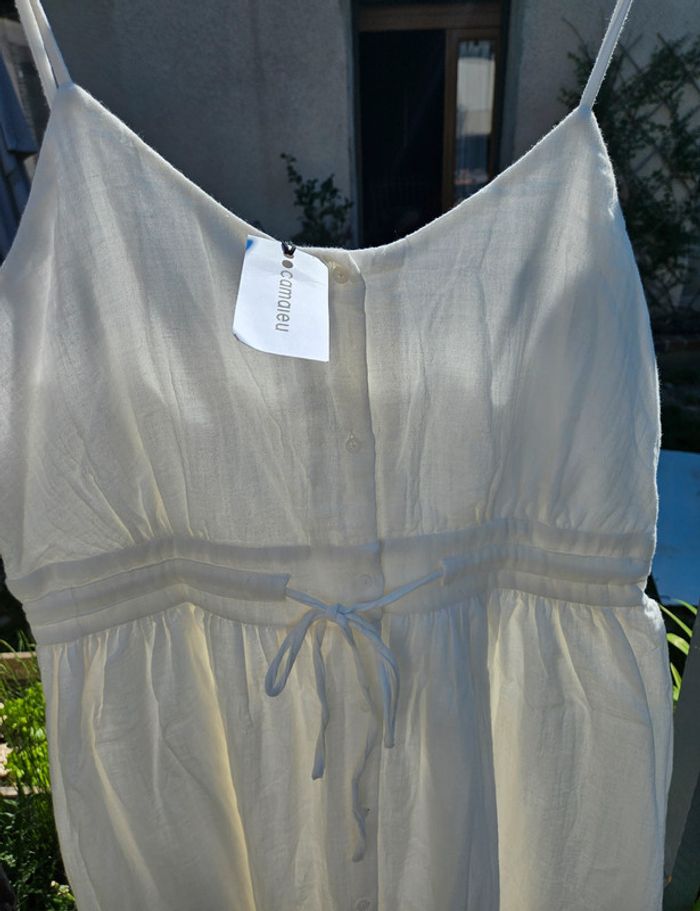 Robe longue en lin xl neuve - photo numéro 3