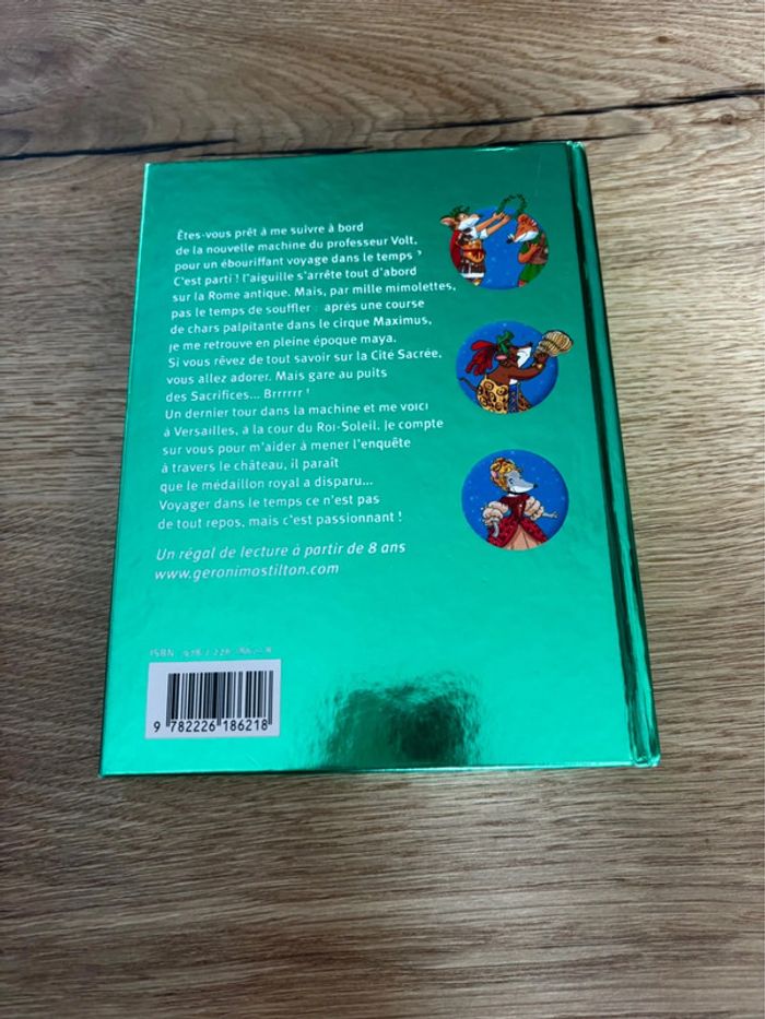 Livre Geronimo Stilton Hors Collection : Le Voyage dans le temps pour Enfants - photo numéro 2