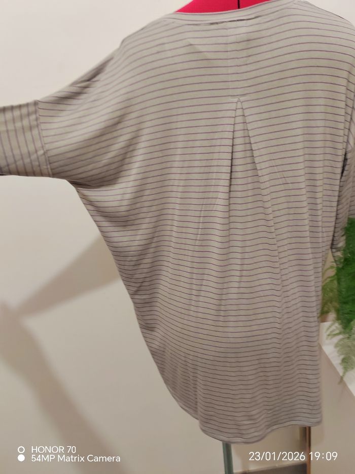 Pull tunique/ en rayon - photo numéro 5