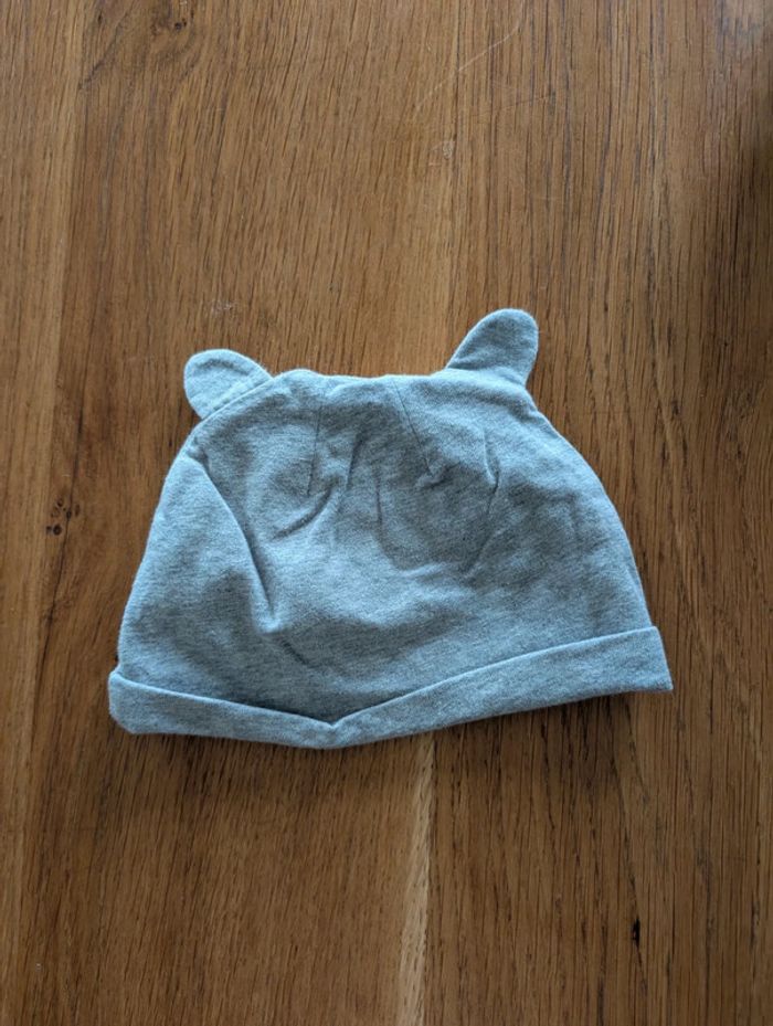 Bonne ours avec oreilles gris taille 41 - photo numéro 3