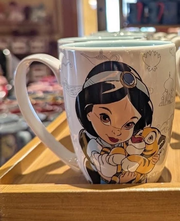 Verre portrait jasmine disneyland paris - photo numéro 2