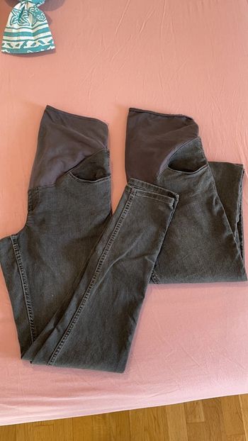 Jean grossesse gris kiabi