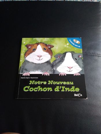 Livre notre nouveau cochon d'Inde