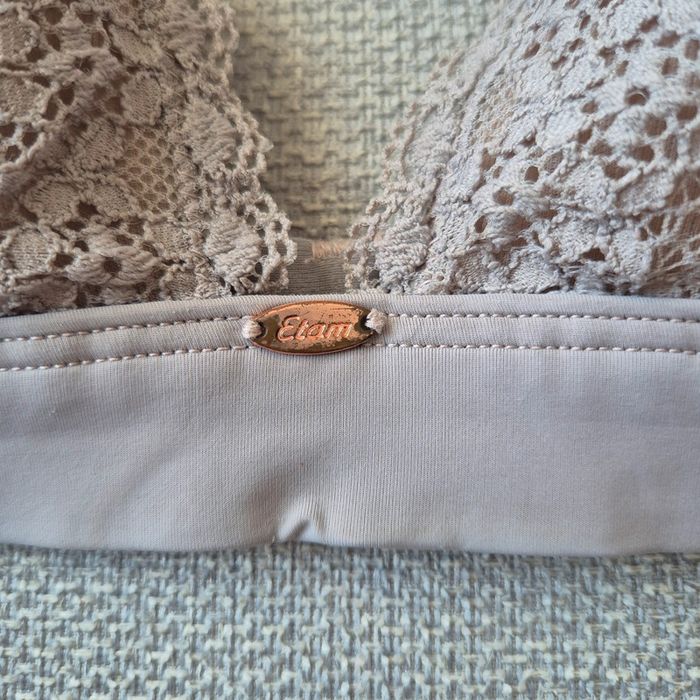 Soutien gorge triangle coque fine creme taupe - Etam - Taille 90C - photo numéro 3