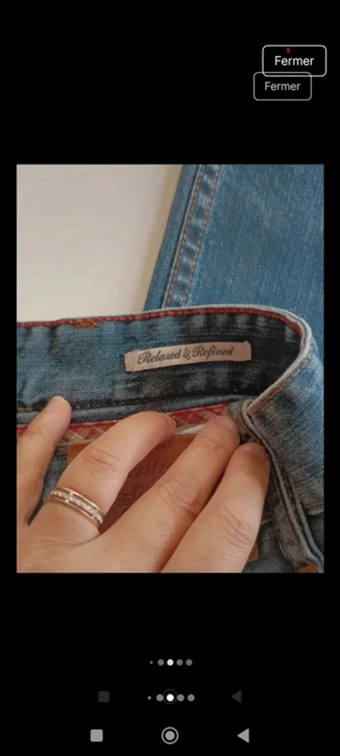 Pantalon jeans homme McGregor taille 42 coupe droite - photo numéro 9