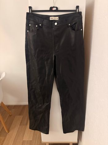 pantalon simili cuir