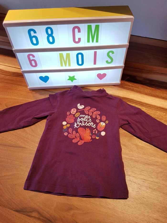 T-shirt ML DPAM 6 mois
