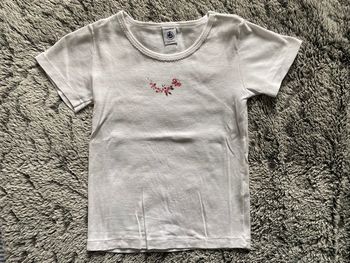 Teeshirt blanc Petit Bateau - 6 ans