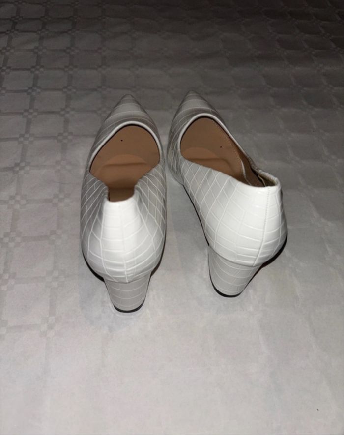 Talon blanc femme taille 42 - photo numéro 3