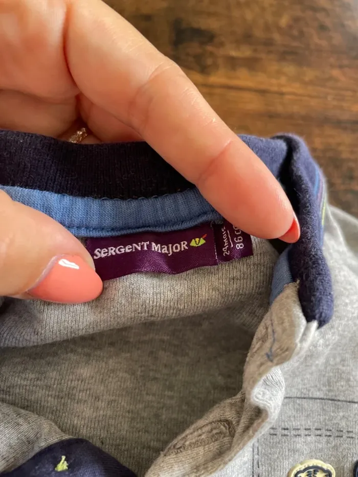 Lot de 2 bodies manches longues bébé garçon 24 mois - photo numéro 3