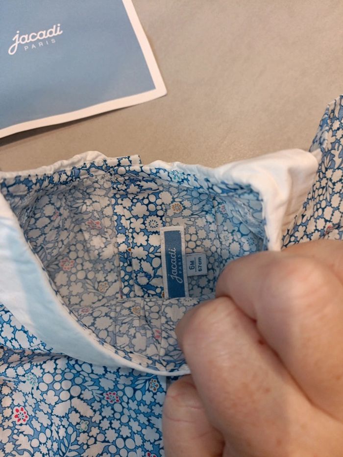 Chemise Jacadi 6 mois liberty - photo numéro 2