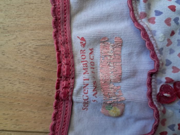 Lot maillots de corps 5 ans - photo numéro 2