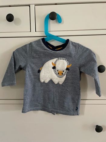T-shirt OBAÏBI garçon 6 mois 68 cm