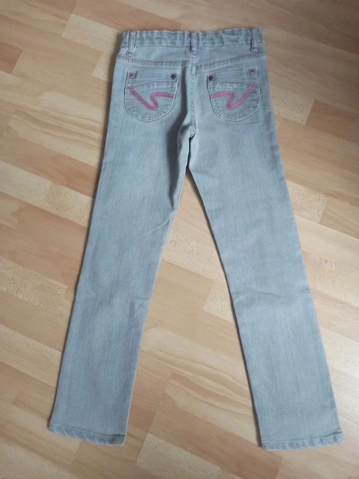 Jean gris clair kids Graffiti 12 ans - photo numéro 3